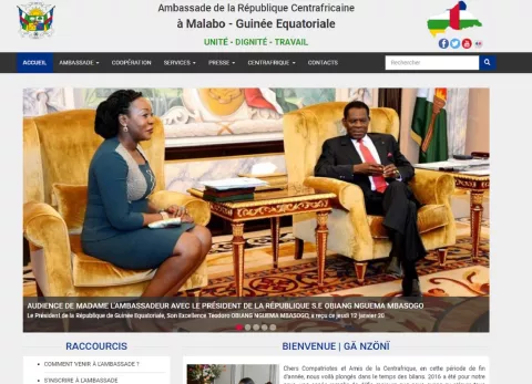 Conception de l'écosystème web de la diplomatie centrafricaine Malabo