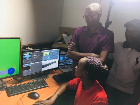 Formations des techniciens sur la Régie Blackmagic 5